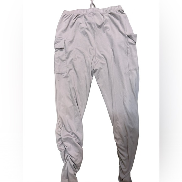 LllZICH LIGHT PURPLE LOUNGE CROP TOP & PANTS SET - Picture 8 of 13